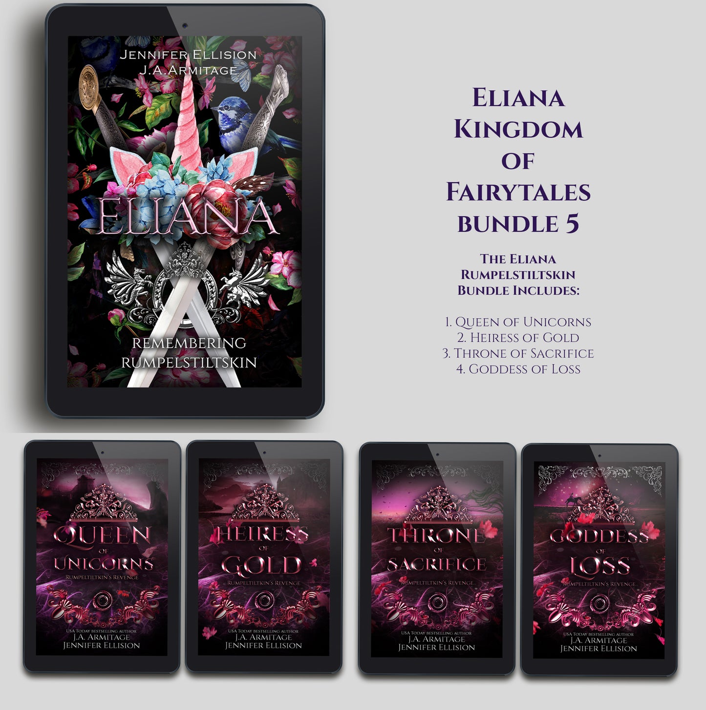 Eliana (Daughter of the girl who spun gold - Rumpelstiltskin) KINGDOM OF FAIRYTALES BUNDLE 5