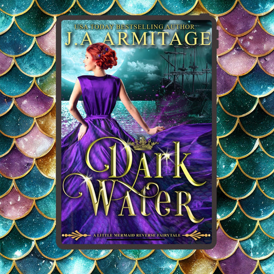 Dark Water eBook cover — Kingdom of Fairytales retelling, Kingdom of Fairytales fantasy romance