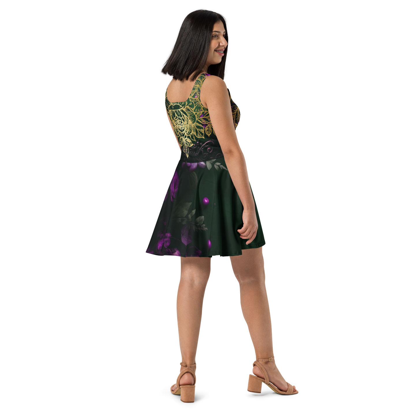 Splinter of Flax Skater Dress